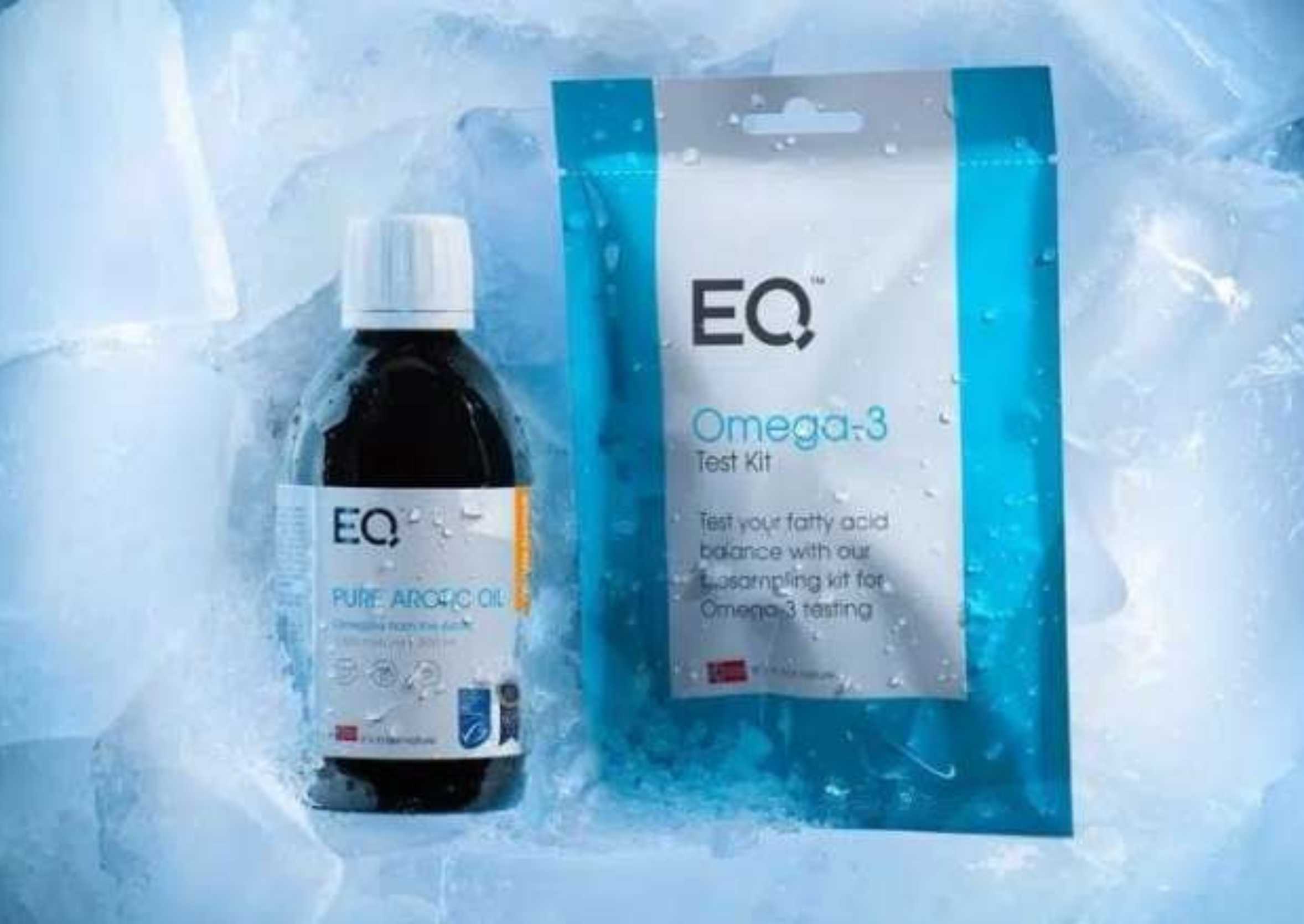 EQ Omega-3 olie en testkit – ondersteuning voor een gezond brein, hart en balans van vetzuren